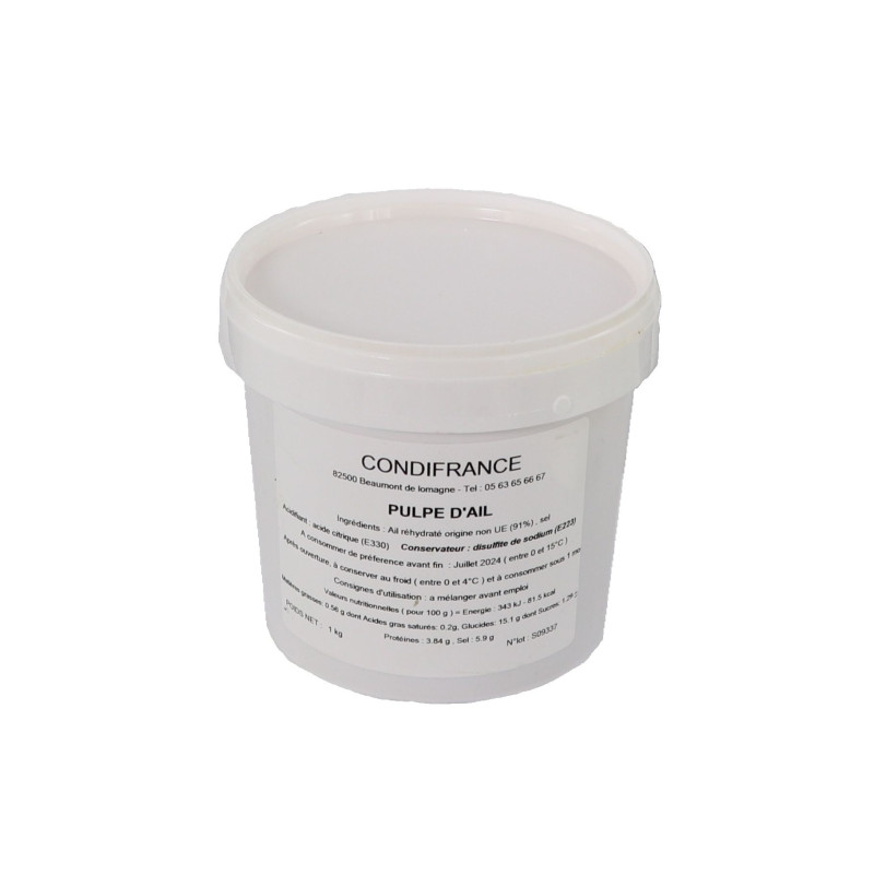 AIL BLANC PULPE 6X1KG